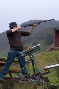 Shooting Clay Pigeons at Blue Duck Lodge